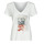 Vêtements Femme T-shirts T-Shirt manches courtes Ikks BU10445 Blanc