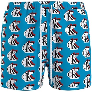 Vêtements Homme Maillots / Shorts de bain Calvin Klein Jeans Short de bain mi-long  Jeans ref 53138 Multi Multicolore