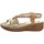 Chaussures Femme Longueur de pied Marila Sandales plates  ref_48940 Multi Multicolore