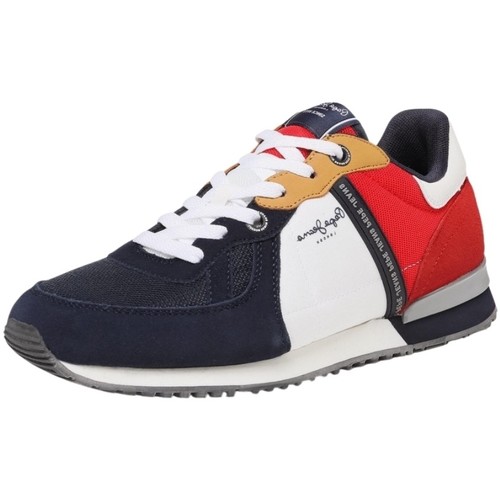 Chaussures Homme Baskets basses Pepe Versace JEANS Baskets  Ref 52669 595 Navy Multicolore