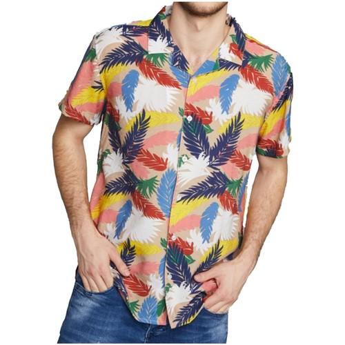 Vêtements Homme Chemises manches longues Redskins Chemise hawaienne  ref 52021 Forced Cooper Tropical Multicolore