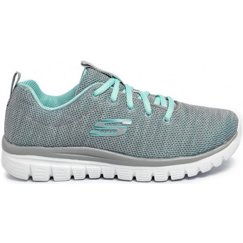 Chaussures Femme Baskets mode Skechers Graceful -Twisted Fortune Gris