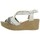 Chaussures Femme Escarpins Marila Compensées  ref_46313 Multi Blanc Multicolore
