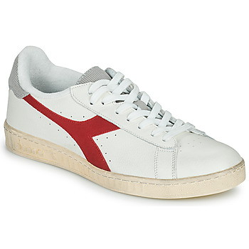 Chaussures Homme Baskets basses Diadora GAME L LOW USED Blanc / Rouge