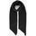 Accessoires textile Femme Echarpes / Etoles / Foulards Pieces 17076047 PYRON LONG SCARF-BLACK Noir