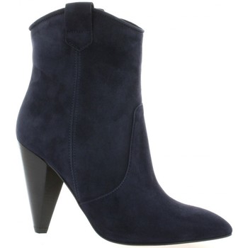 Chaussures Femme Boots Fremilu Boots cuir velours Marine