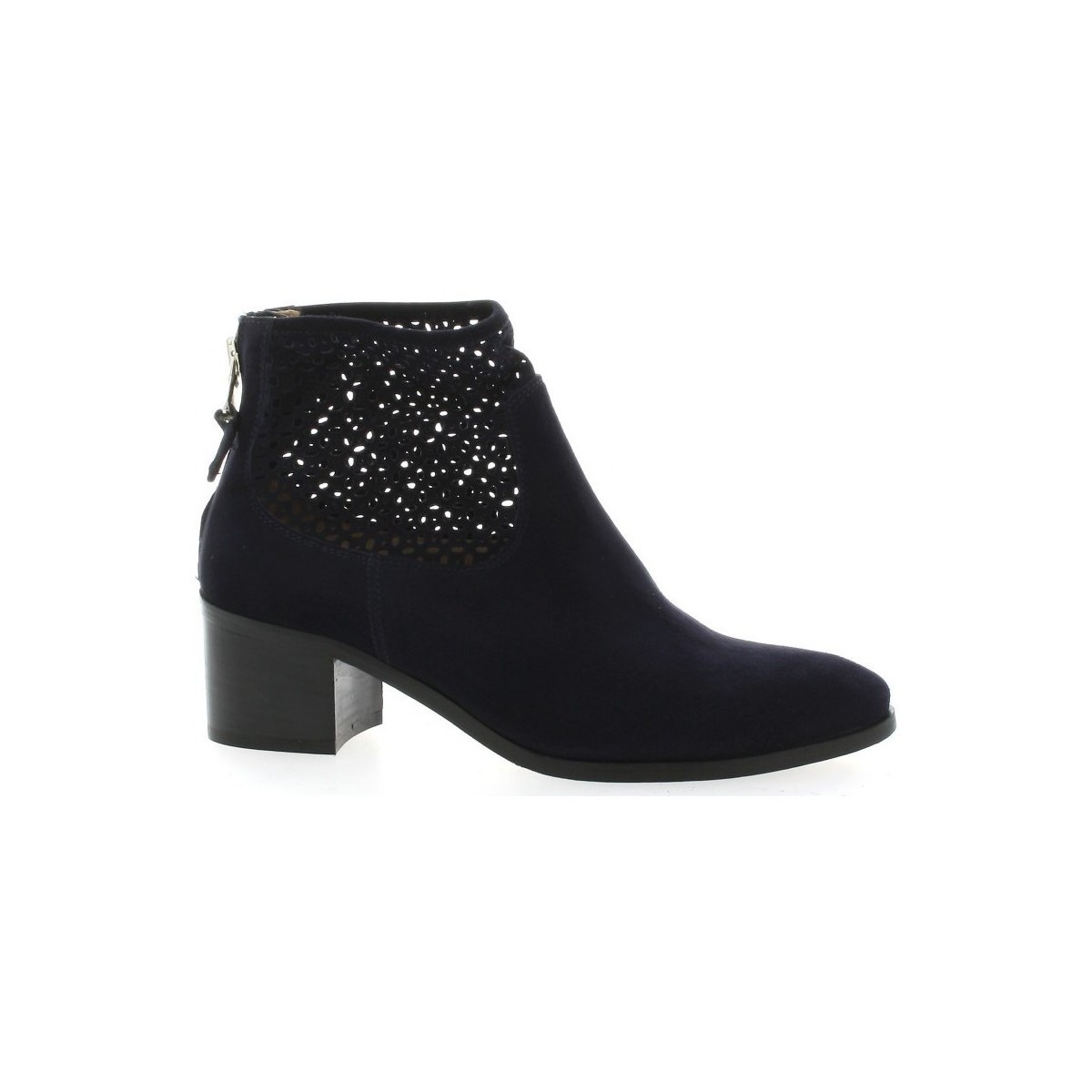 Chaussures Femme Boots Giancarlo Boots cuir velours Marine