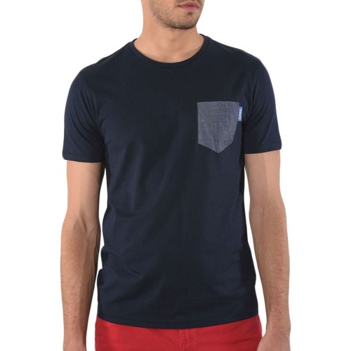 Vêtements Homme T-shirts manches courtes Kaporal T-shirt manches courtes Marine H Marine