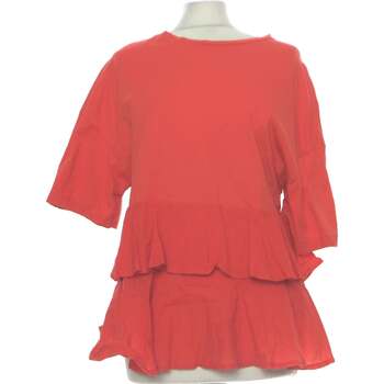 Vêtements Femme Tops / Blouses H&M Top Manches Courtes  36 - T1 - S Orange