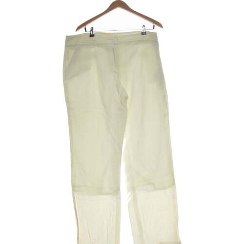 Vêtements Femme Pantalons Grain De Malice 46 - T6 - XXL Blanc