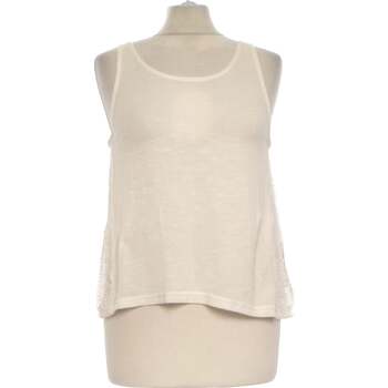 Vêtements Femme La Maison De Le H&M top manches courtes  34 - T0 - XS Blanc Blanc