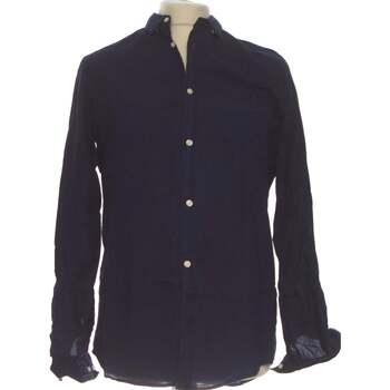 Vêtements Homme Chemises manches longues H&M chemise manches longues  36 - T1 - S Bleu Bleu