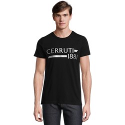 Vêtements Homme T-shirts manches courtes Cerruti 1881 Courseulles Noir