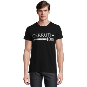 Vêtements Homme T-shirts dress manches courtes Cerruti 1881 Courseulles Noir