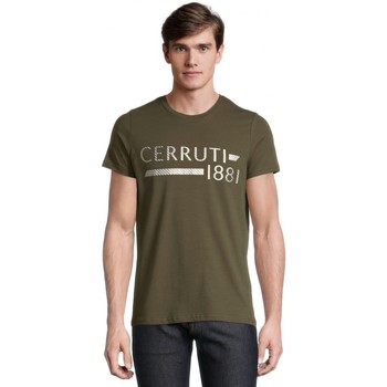 Vêtements Homme T-shirts dress manches courtes Cerruti 1881 Courseulles Kaki