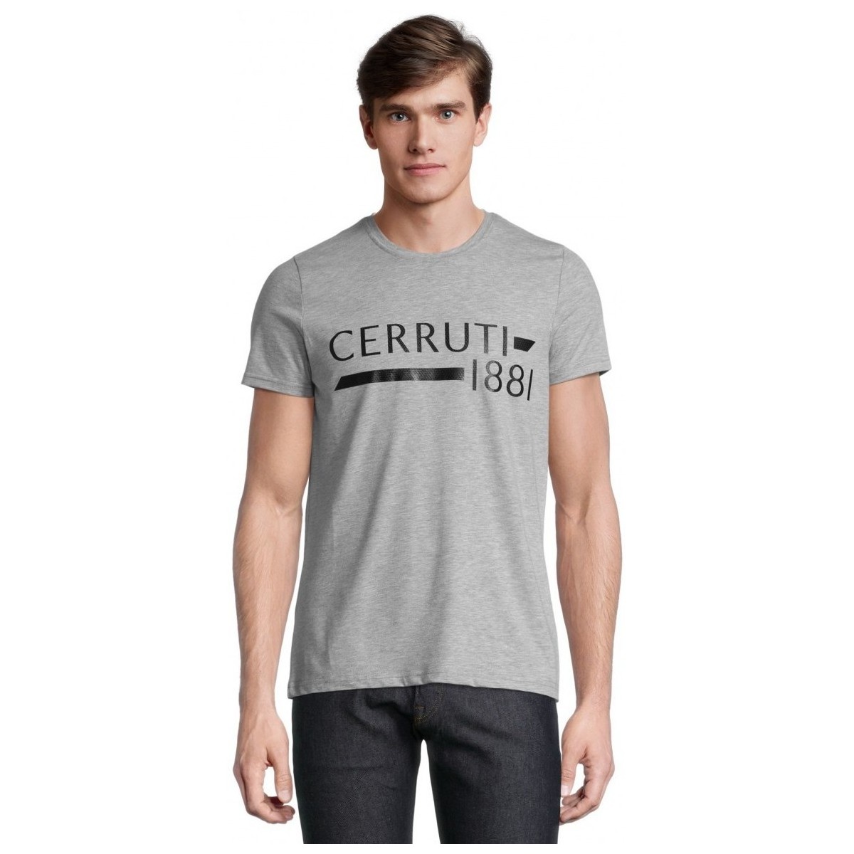 Vêtements Homme T-shirts manches courtes Cerruti 1881 Courseulles Gris