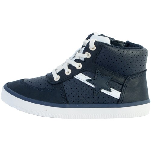 Chaussures Fille Baskets basses Clarks Basket Montante Cuir  City Flake Marine