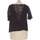 Vêtements Femme T-shirts & Polos Etam top manches courtes  34 - T0 - XS Noir Noir