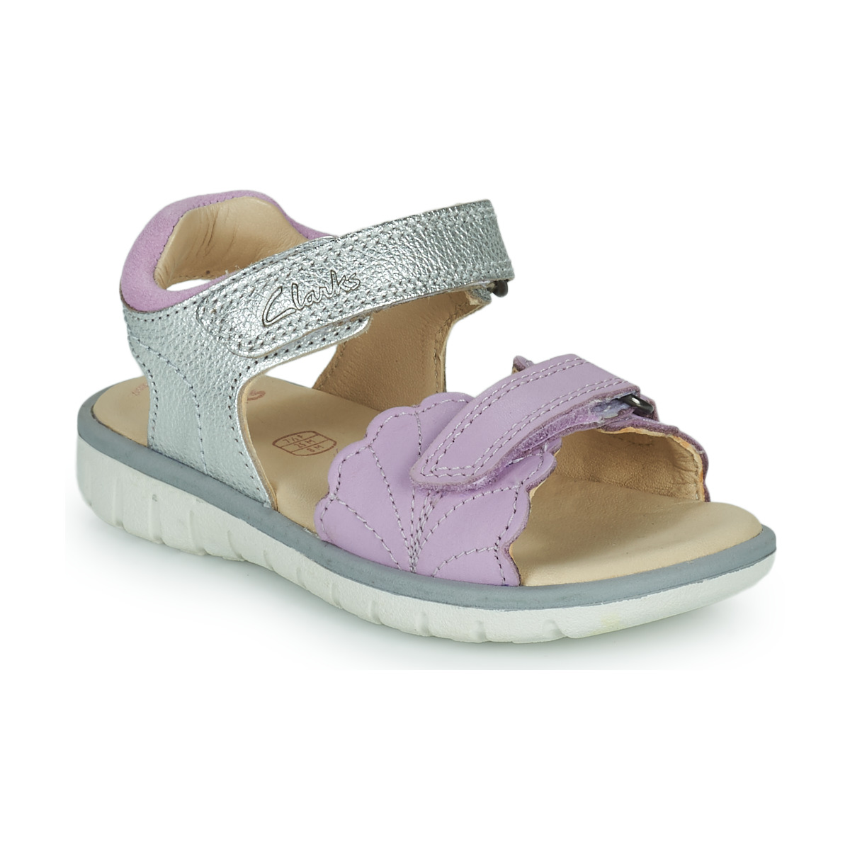 Chaussures Fille Fruit Of The Loo ROAM WING K. Argent / Violet