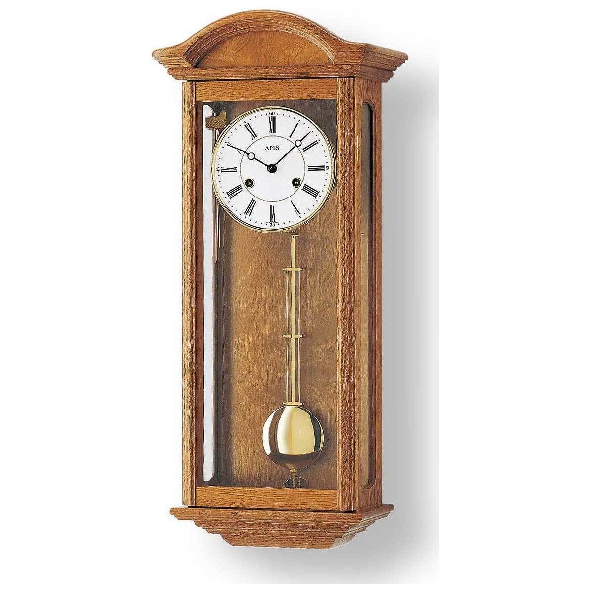 Maison & Déco Horloges Ams 606/4, Mechanical, Blanche, Analogique, Classic Blanc