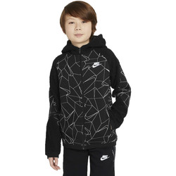 Vêtements Enfant Vestes de survêtement cent Nike Veste Sportswear Club noir