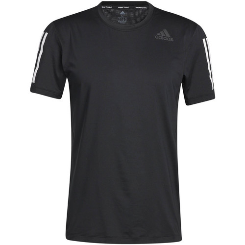 Vêtements Homme T-shirts manches courtes adidas Originals T-shirt Techfit 3-stripes Fitted Noir