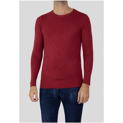 Vêtements Homme Pulls Kebello Pull manches longues col rond Rouge H Rouge