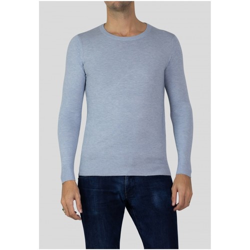Vêtements Homme Pulls Kebello Pull manches longues col rond Taille : H Ciel S Ciel