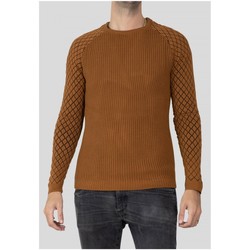 Vêtements Homme Pulls Kebello Pull col rond Taille : H Marron S Marron