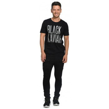 Black Kaviar Tee-shirt homme GASIC noir/blanc  - XS Noir