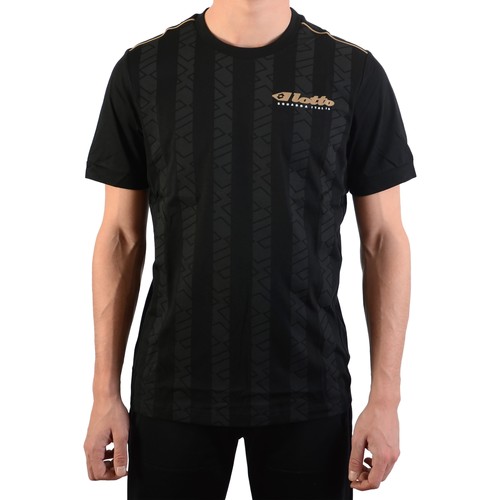 Vêtements Homme T-shirts manches courtes Lotto Athltetica Classic IV Noir