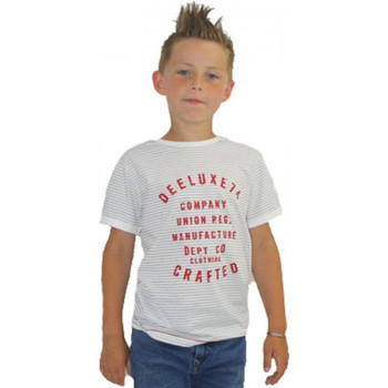 Vêtements Enfant Tapis de bain Deeluxe Tee shirt junior blanc Force  - 10 ANS Blanc
