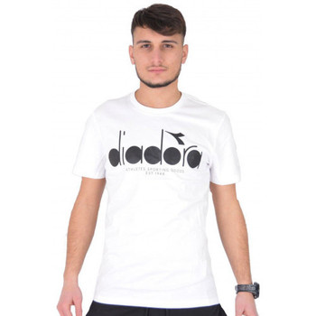 Vêtements Homme Débardeurs / T-shirts sans manche Diadora Tee-shirt homme  blanc big logo 502161924 - XS Blanc