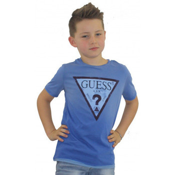 Vêtements Enfant T-shirts & Polos Guess Tee shirt junior L81i26 bleu Bleu