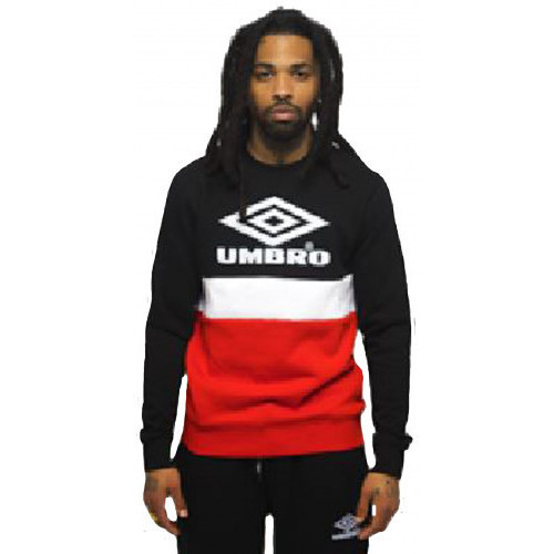 Umbro Sweat homme noir et rouge col rond - S Noir - Vêtements Sweats Homme  59,90 €