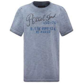 Vêtements Enfant T-shirts & Polos Petrol Industries Tee shirt  junior TSR629 bleu - 10 ANS Bleu