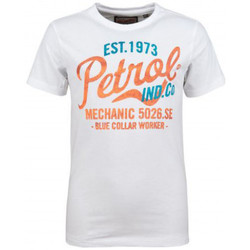 Vêtements Enfant T-shirts & Polos Petrol Industries Tee-shirt junior  blanc B-ss19-TSR602 - 10 ANS Blanc