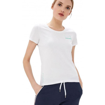 Vêtements Femme For Lacoste L1212 Pique Polo Shirt Emporio Armani EA7 Tee-shirt femme ARMANI 3GTT11 TJJ6Z blanc - XXS Blanc