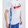 Vêtements Homme Débardeurs / T-shirts sans manche Diadora Tee shirt homme  blanc et rouge 50217579 - S Blanc