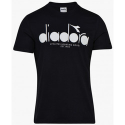 Vêtements T-shirts Born manches courtes Diadora Tee shirt  homme noir 502161924 Noir
