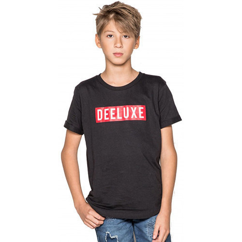 Vêtements Enfant Tapis de bain Deeluxe Tee-shirt junior HIT noir  - 10 ANS Noir