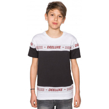 Vêtements Enfant T-shirts & Polos Deeluxe Tee-shirt junior  PERSONAL gris/noir/blanc - 10 ANS Gris