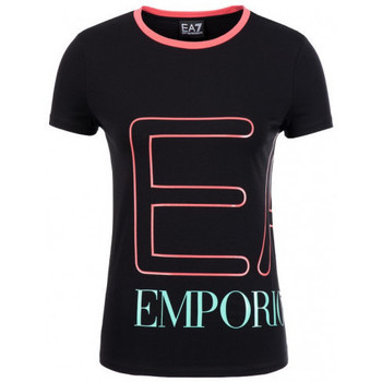 Vêtements Femme For Lacoste L1212 Pique Polo Shirt Emporio Armani EA7 Tee-shirt femme ARMANI 3GTT59 TJ29Z noir - XXS Noir