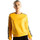 Vêtements Femme Sweats Fila Sweat femme  jaune à bandes 682326 - XS Jaune
