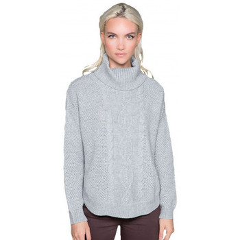 pull deeluxe  pull col roulé femme gris  jumpy - xs 