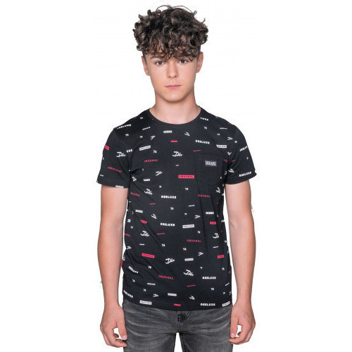 Vêtements Enfant Walk & Fly Deeluxe Tee-shirt junior  noir  GRANO - 10 ANS Noir