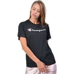 Vêtements Femme Débardeurs / T-shirts Bags sans manche Champion Tee-shirt femme  111971 noir - XS Noir