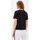 Vêtements Femme Débardeurs / T-shirts sans manche Guess Tee shirt  femme LOS ANGELES strass  W01I89 Noir