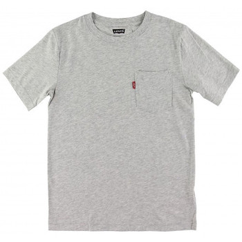 Vêtements Enfant T-shirts manches courtes Levi's Tee shirt  pocket gris junior  9E8281-U09 Gris