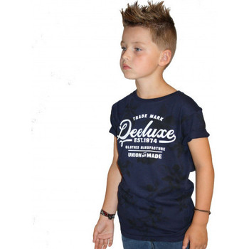 Vêtements Enfant Running / Trail Deeluxe Tee-shirt  DUSTER junior - 10 ANS Bleu